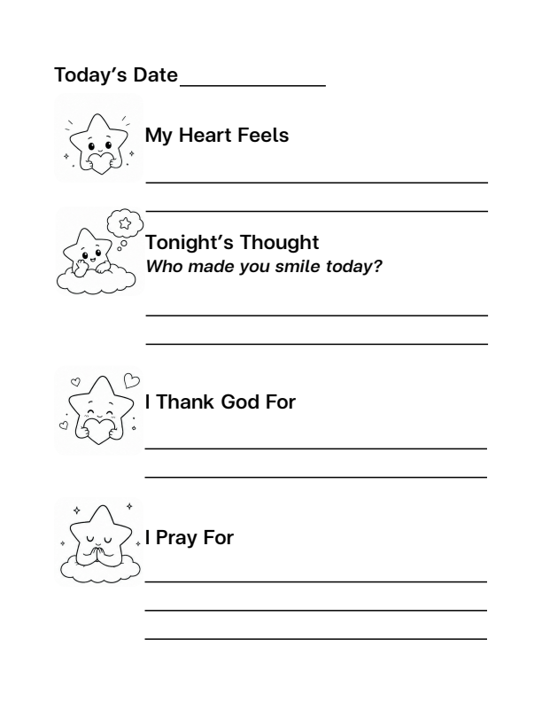 A reflection page from Goodnight, Pip